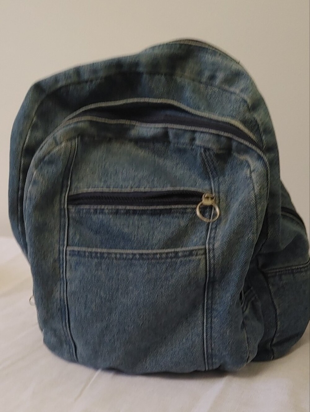 Blue Denim Backpack - Picture 5 of 6